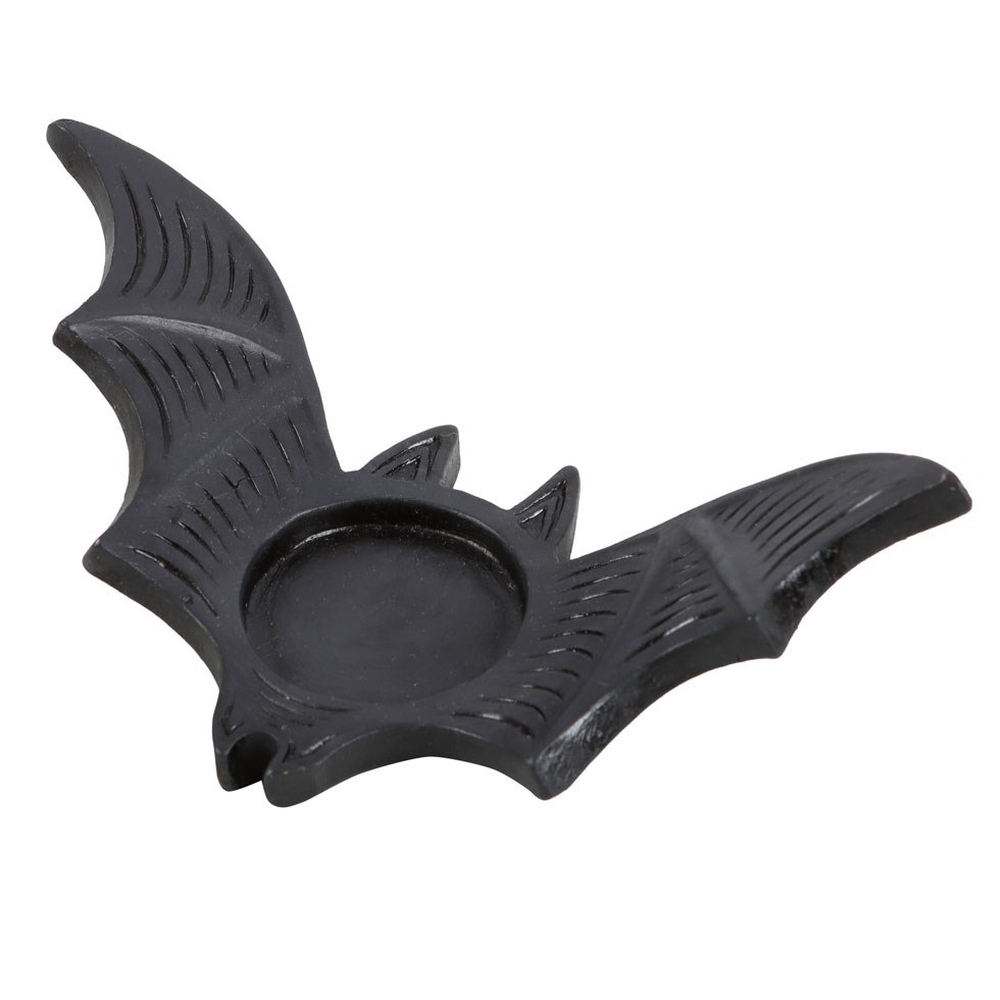 Something Different - Bat Theelichthouder - Zwart